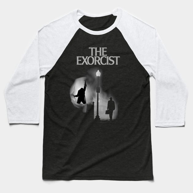 The Exorcist Baseball T-Shirt by Fred_art_61